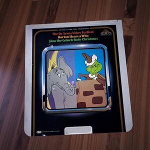 Vintage Dr. Seuss How The Grinch stole Christmas CED Capacitance Electronic Disc